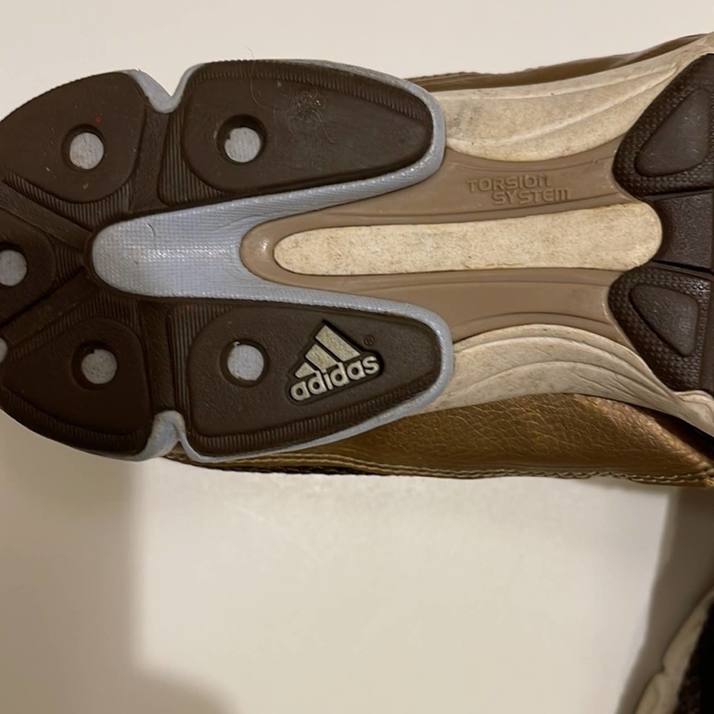 Adidas Athletic Blue And Brown Running Shoe. - Gem
